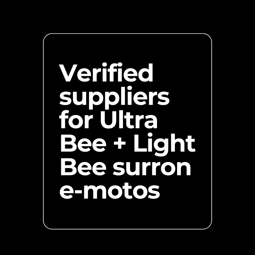 Verified suppliers for Surron E-motos