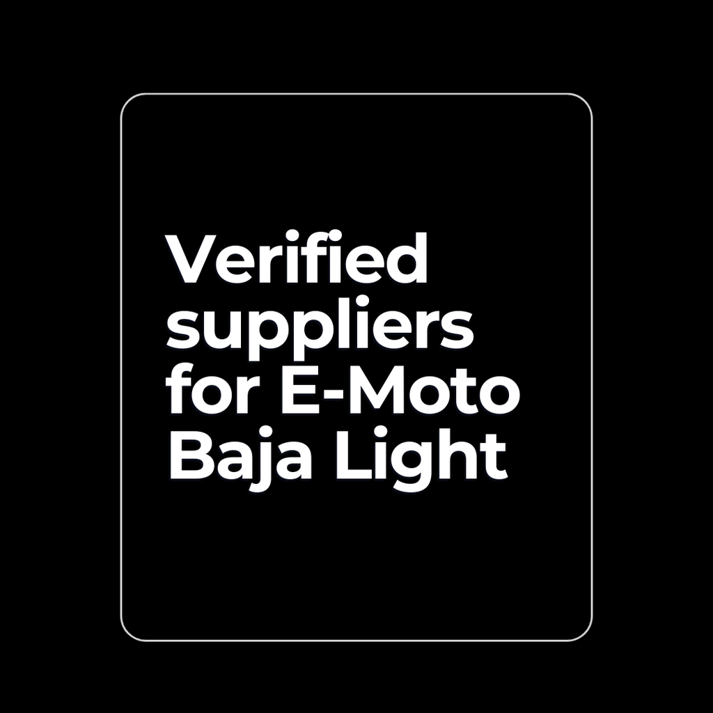 Verified Baja Light Supplier