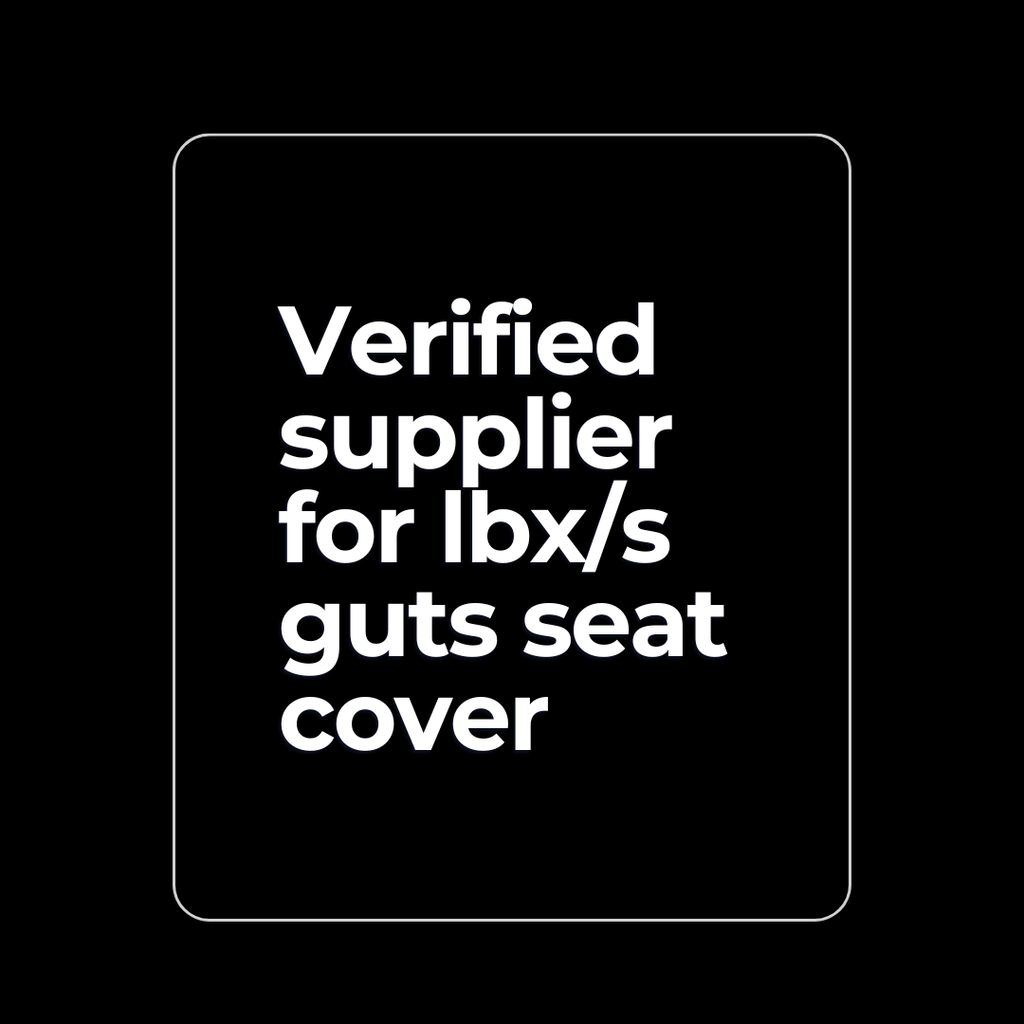 Supplier for customized Guts seat cover for Lbx/s